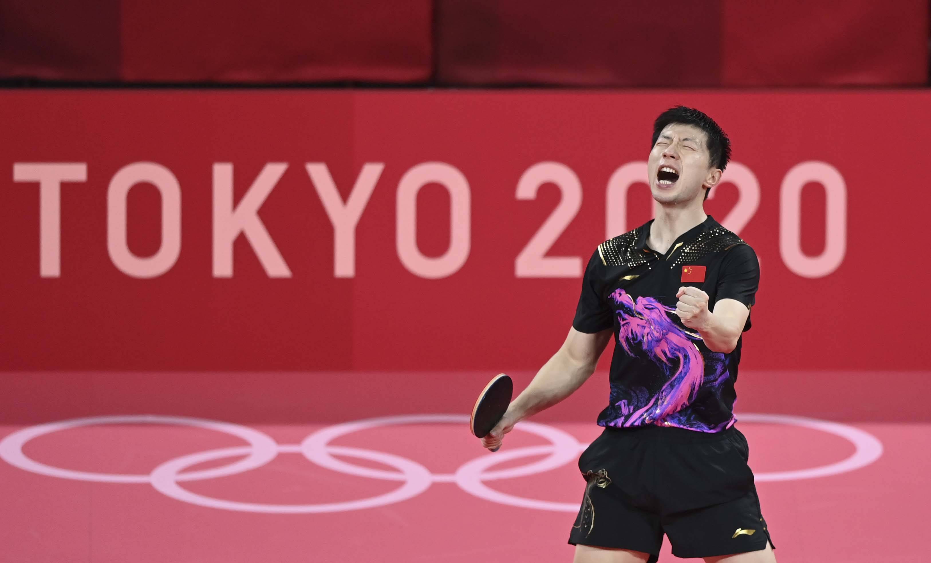 乒乓球中国队夺得男团冠军
