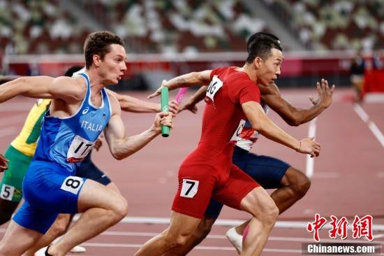 中國隊獲東京奧運會男子4x100米接力第四