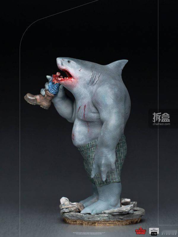 宝丽石|Iron Studios：1/10《自杀小队/X特遣队：全员集结》- King Shark 鲨鱼王