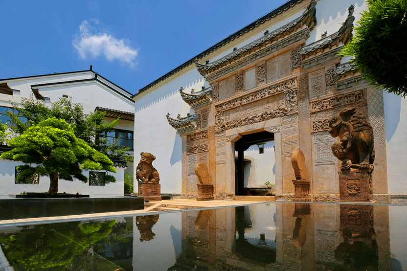 文末抽奖揭秘广富林文化遗址内新开的这家考究的奢华园林酒店一步一景