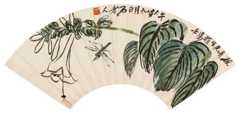 齐白石花鸟扇面一次看个爽
