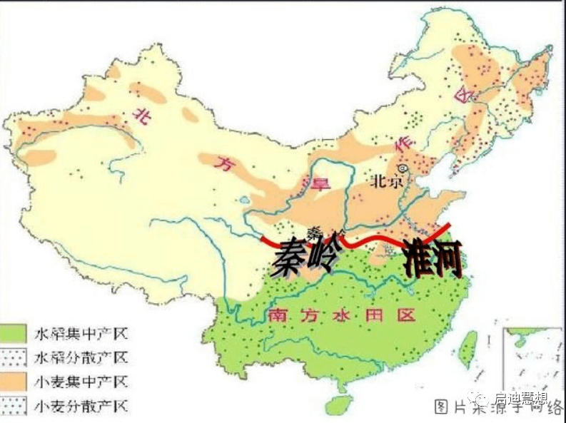 中国各地理分界线无水印高清地图