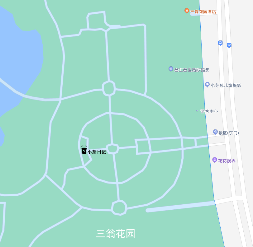 三翁花园地图图片