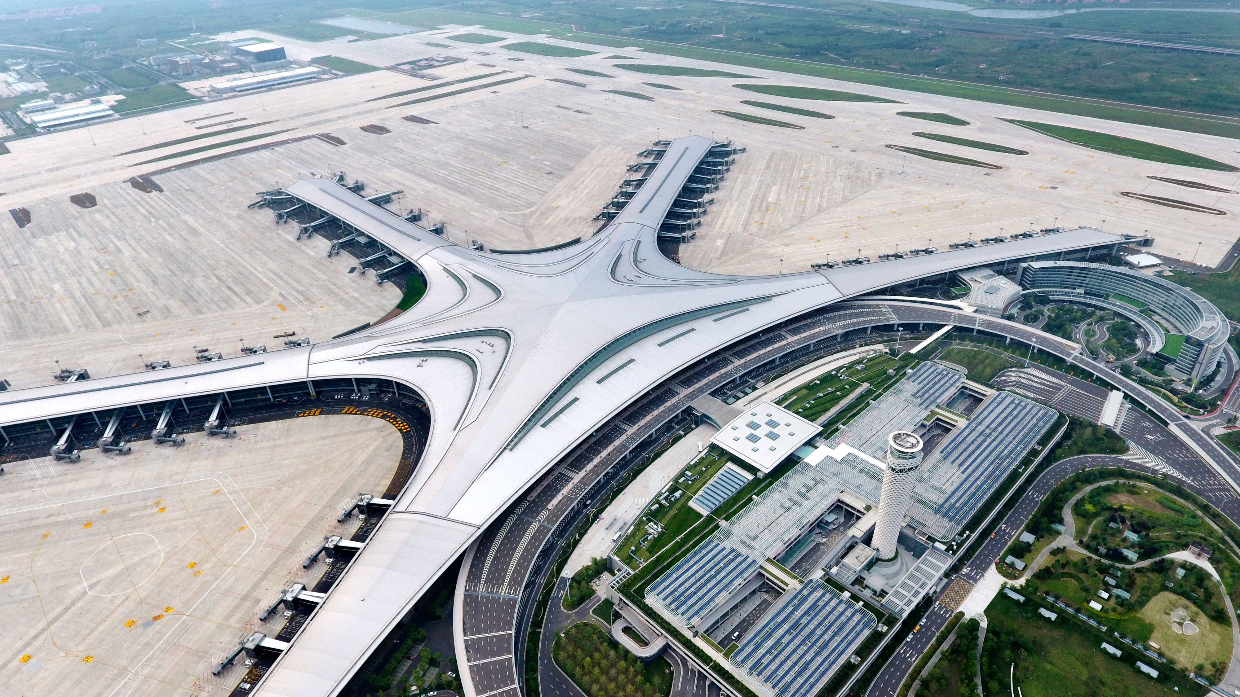 胶东半岛机场图片