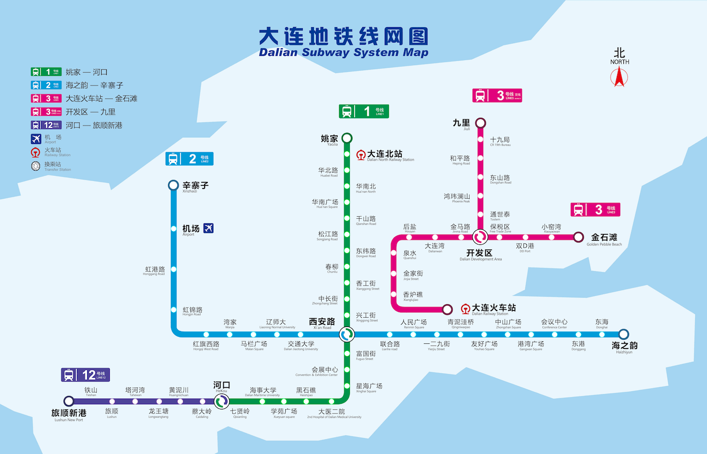 大连地铁16号线线路图图片