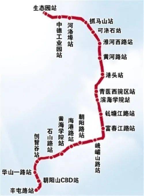 青岛地铁21号线线路图图片