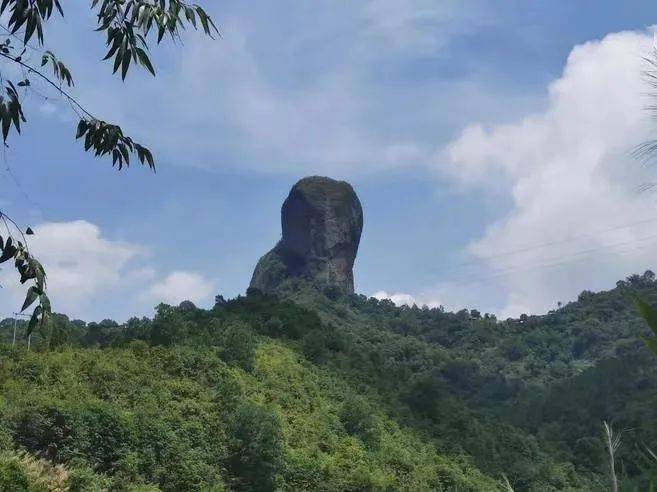 德庆华表石登山路图片