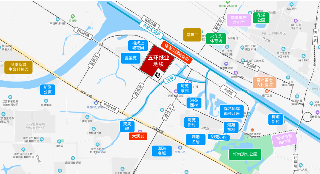 千年运河畔,人居新高地,常州经开区这宗宝藏地块值得关注!_戚墅堰