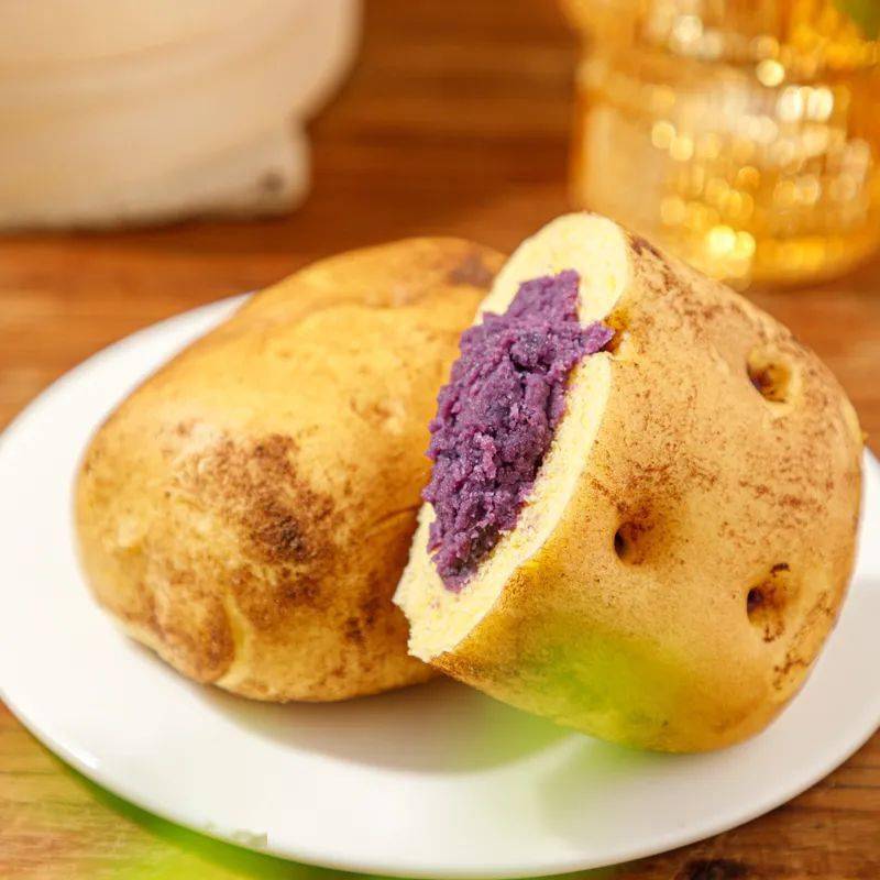 火爆全网的紫薯土豆包!萌趣逼真造型,8分钟搞定元气早餐!