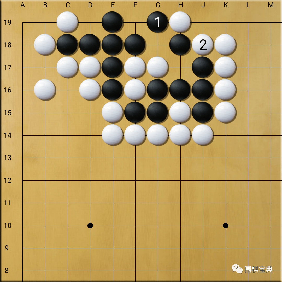 手筋练习91:白先围棋手筋题8月17日