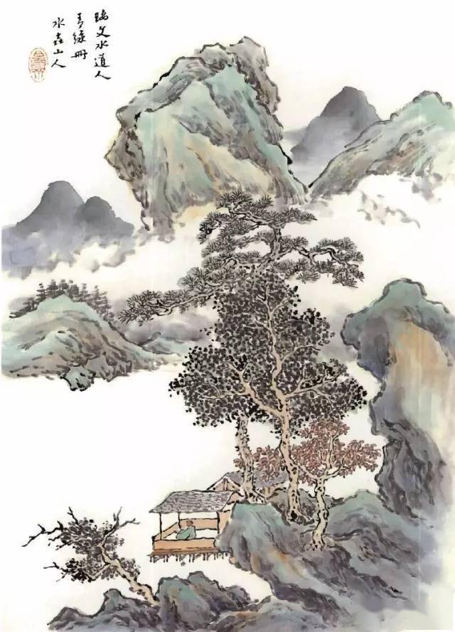 吴蓬临《芥子园画谱》:之《增广名家画谱》_中国画