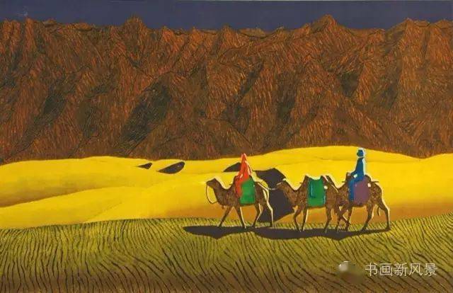 水印套色木刻画也可以这么美