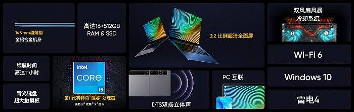 手机|realme发布首款笔记本电脑:主打轻薄+2K屏,4299元起
