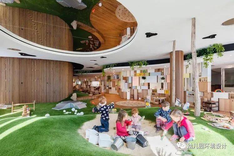 幼儿园室内玩耍区设计装修这样做准没错设计分享