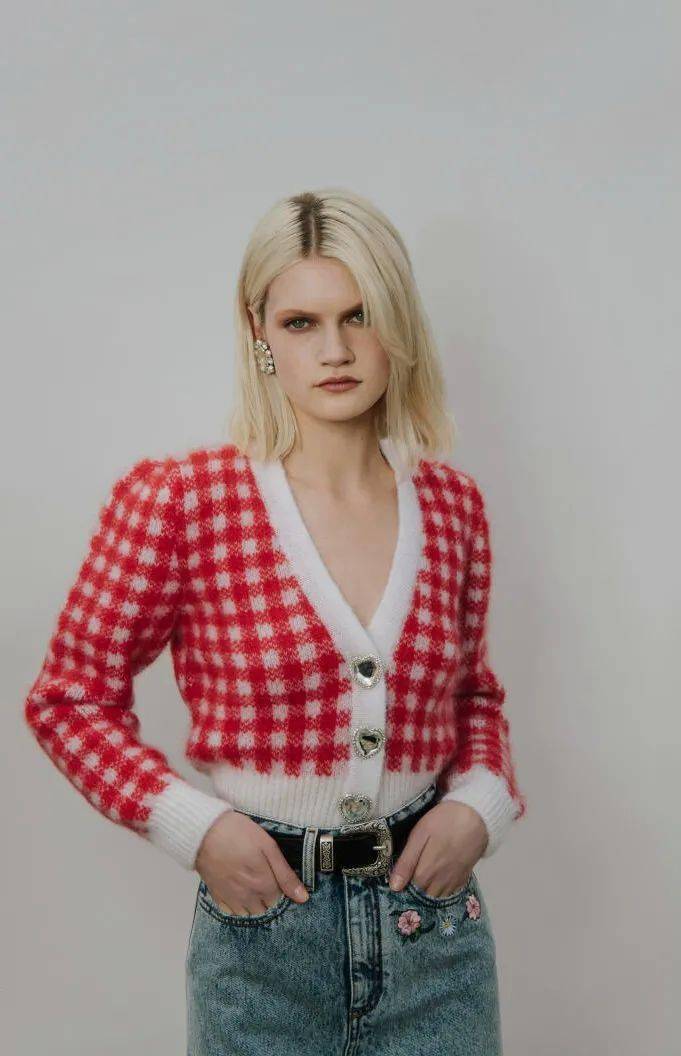 蓝色|初秋换季穿“ 奶奶衫 ”呀，太好穿了！