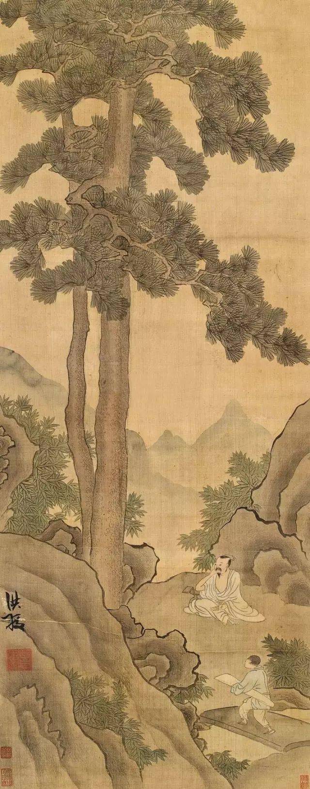 乱世孤莲陈老莲高清绘画欣赏