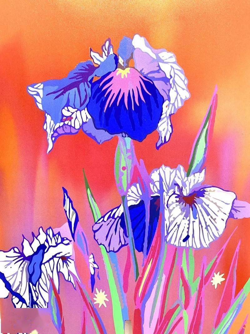 阿狸童话新生艺术展 阿狸 宋三土花与流星下 阿狸走进了 花花世界 粉紫色