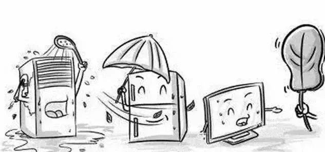 避免大功率电器同笔褂,特别是在用电高峰时段, 大