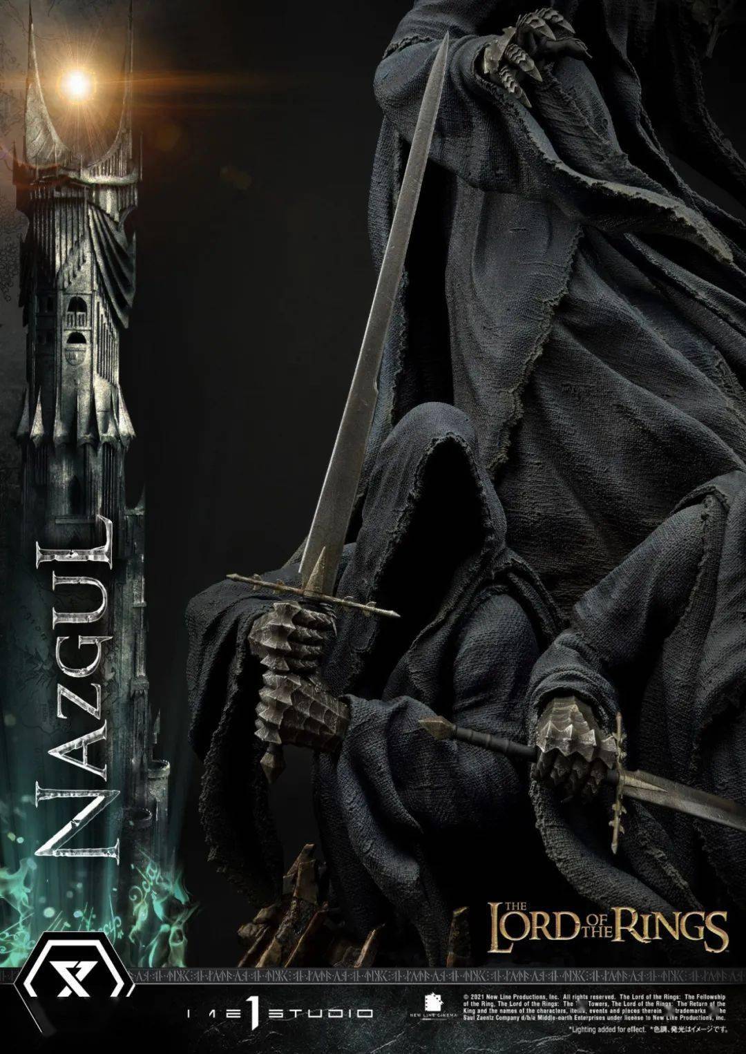 新品预定prime1studiop1spmlotr08指环王黑骑士戒灵