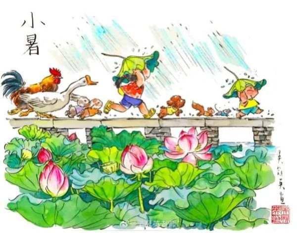 出圈|吴冠英：童心画处暑，“福娃之父”助二十四节气出圈！