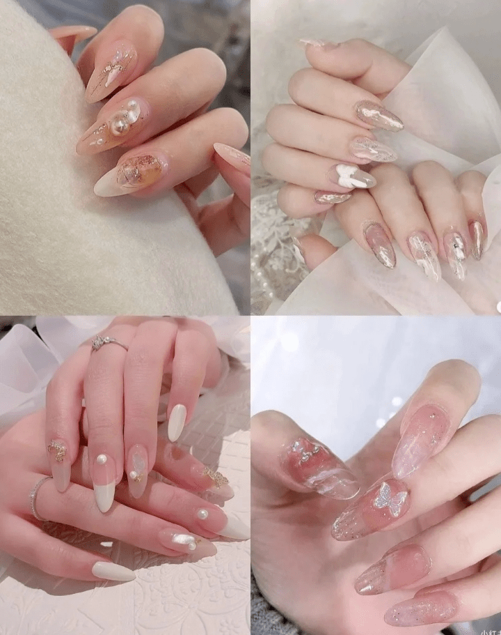 轻奢日式美甲,精致仙女必做的款式
