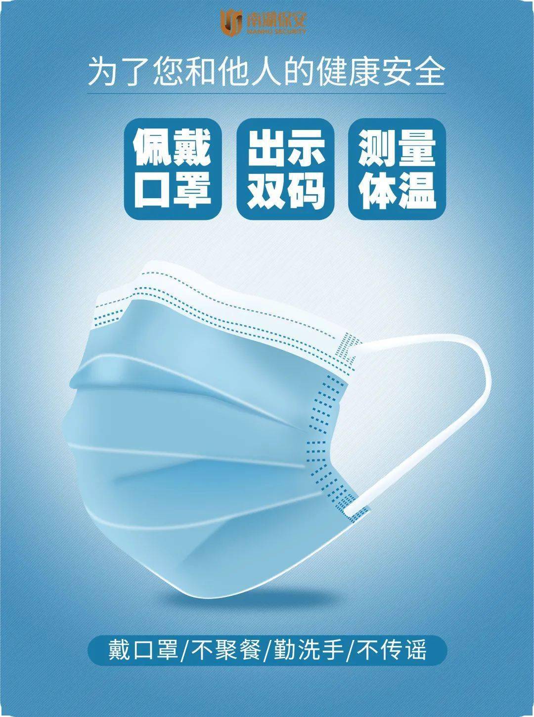 虚惊一场请大家配合测温亮码