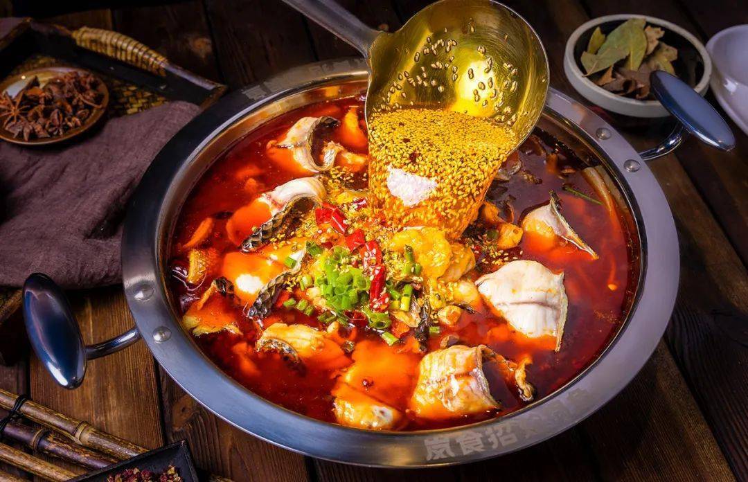 中天健岚食招炝锅鱼新店开业麻辣鲜香嫩白细腻的鱼肉诱惑力满满仅99元