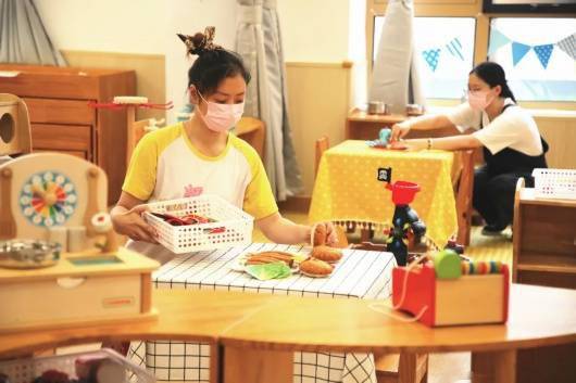 玩具|197名幼儿即将入学 嘉定新城核心区新开一所“小清新”幼儿园