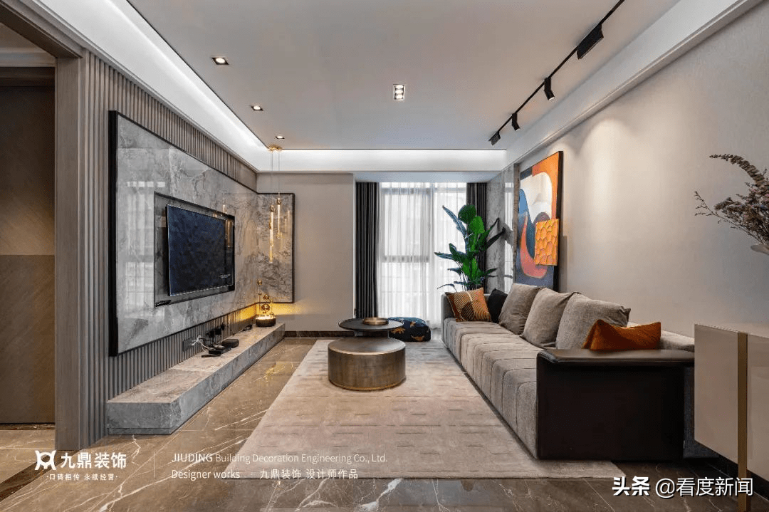 木材|125㎡轻奢三居，化繁为简，向美而生