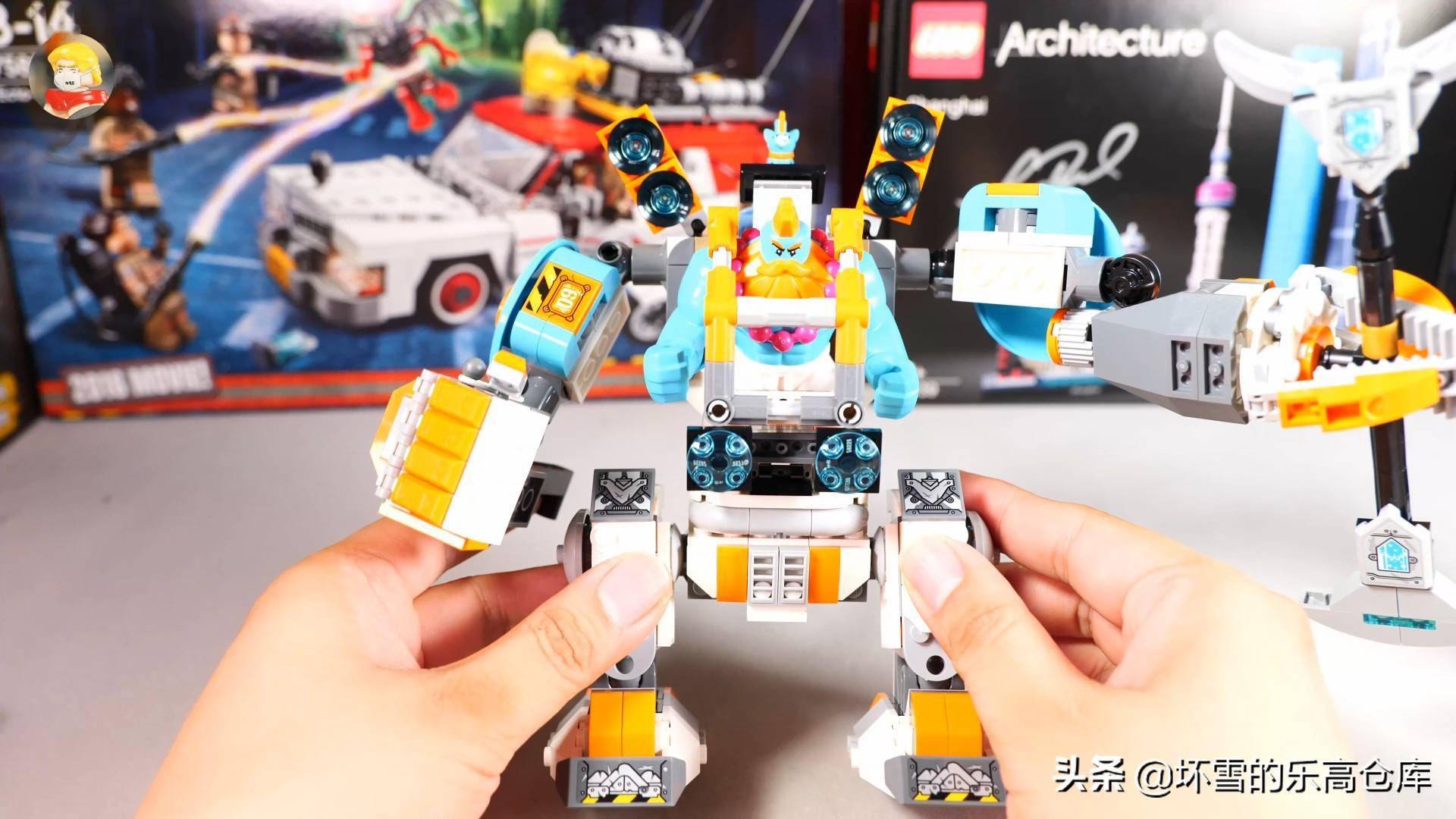 守护万千城的重器乐高80025沙大力能量装载机甲测评