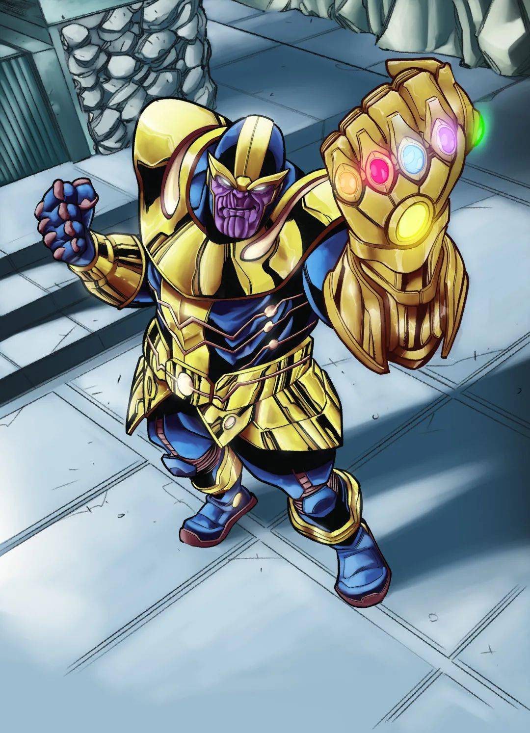 在这过程中,灭霸极有可能已经集齐了6块强大的无限宝石:而5个全新的