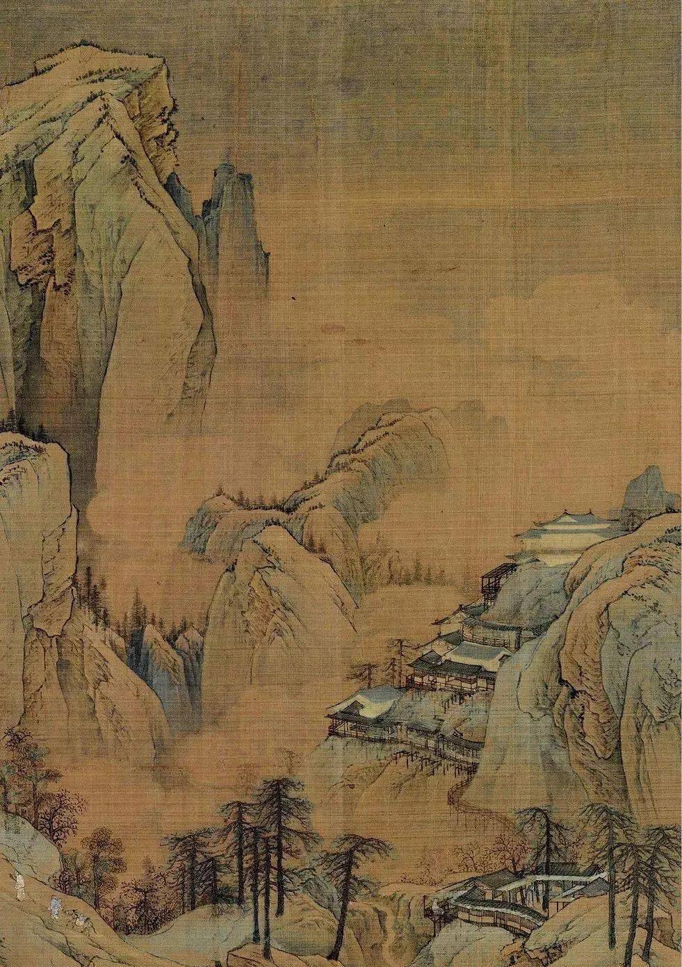 赵伯驹的青绿山水精工之极又有士气