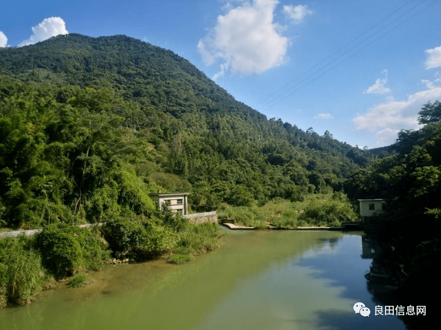 揭西河婆沿着x098县道往北走一路上都是依山傍水的原生态景色