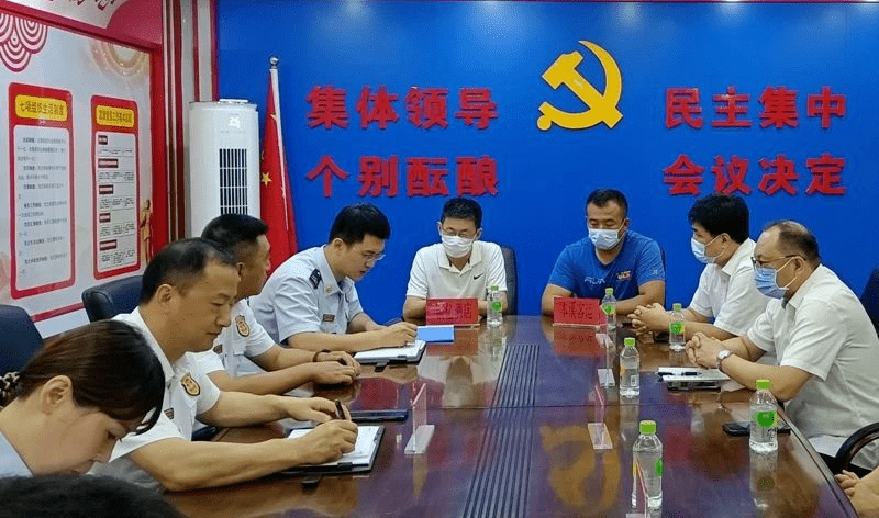 曹希锋支队长深入明山区消防救援大队开展党史学习教育进站驻班61