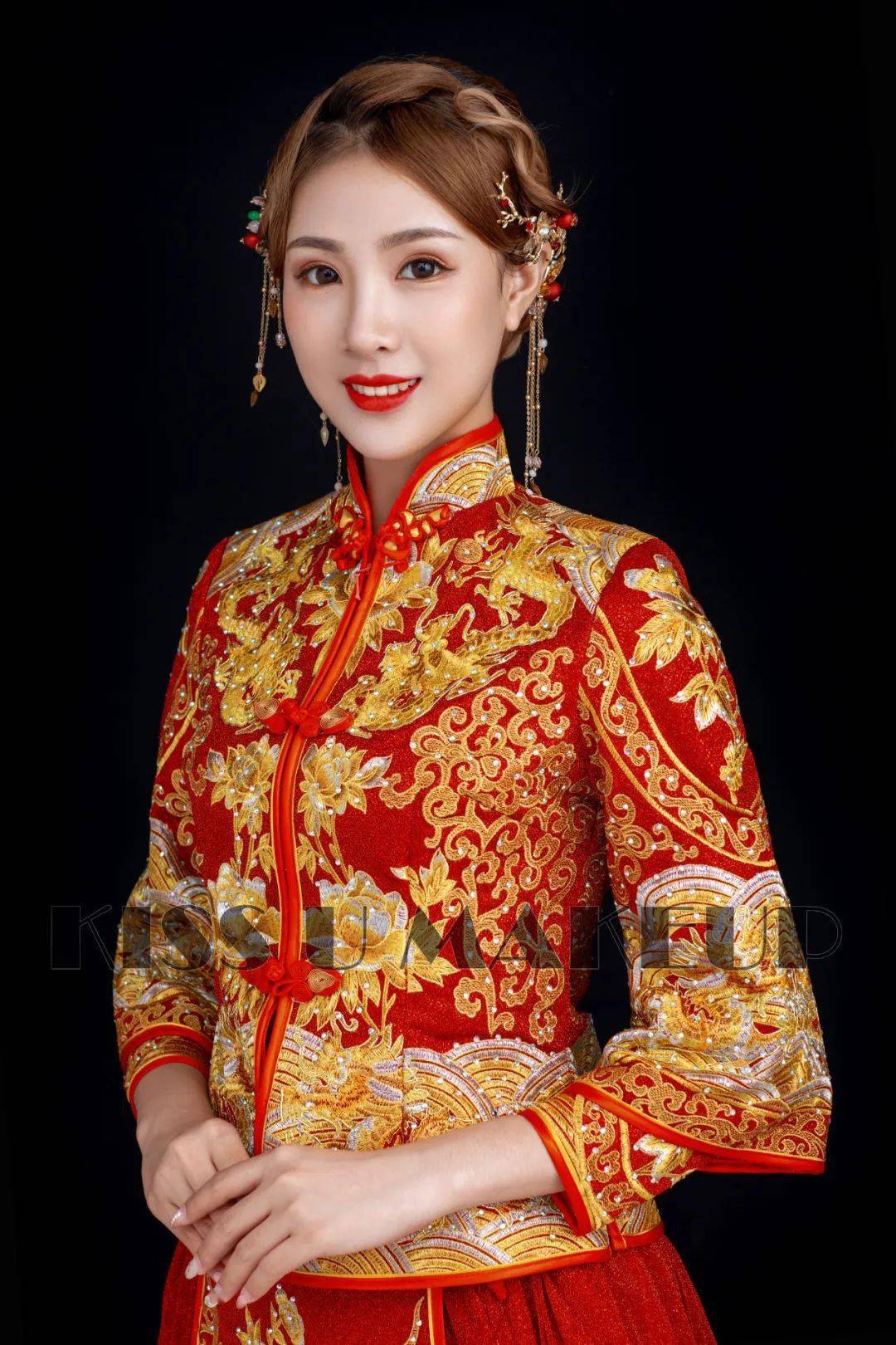 美妆造型秀每天为大家分享新娘造型图片化妆技巧新娘编发教程鹊 