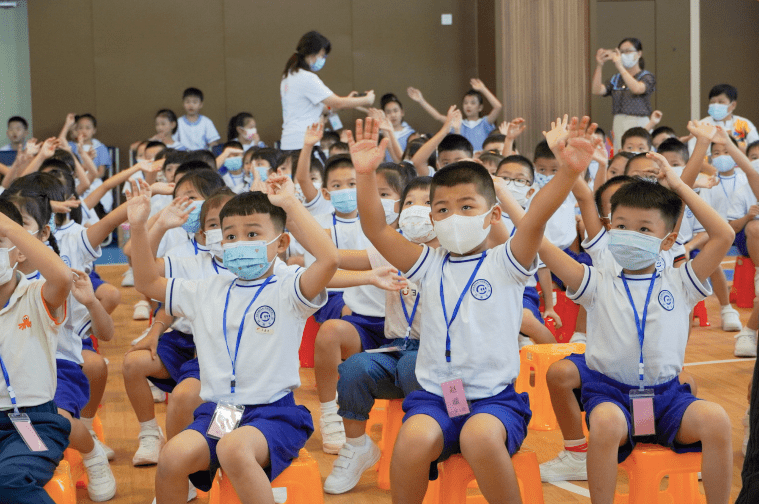 醒狮表演,美文诵读……多图带你直击大坦沙岛各校开学情况!_小学