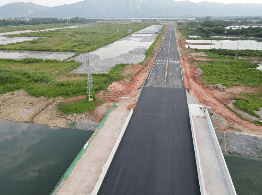 肇庆新区又一连接工业园区的道路建成通车_永安