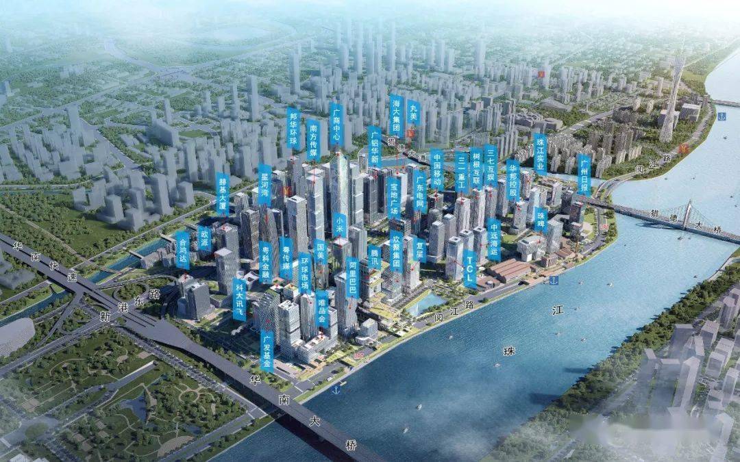 琶洲区域新的景观空间