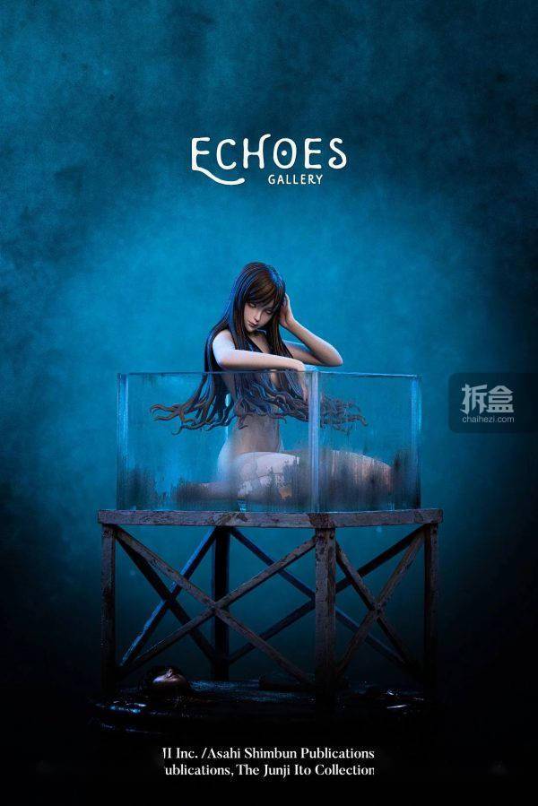 echoesgallery伊藤润二富江医院地下室雕像