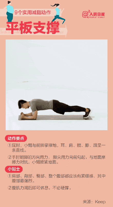 功能|转存！9个实用减脂动作帮你瘦下来