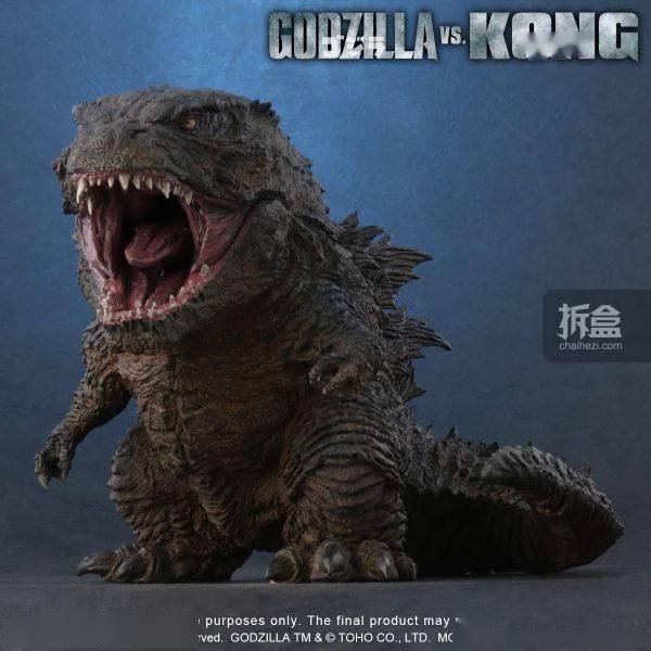 产品|X-PLUS DF GODZILLA 2021 哥斯拉 Q版人偶手办摆件