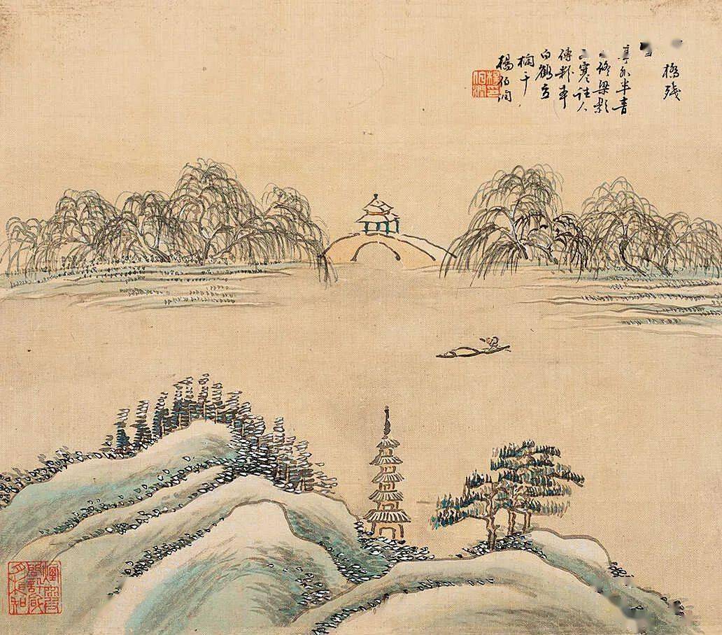 西湖十二景诗情画意气韵清邈