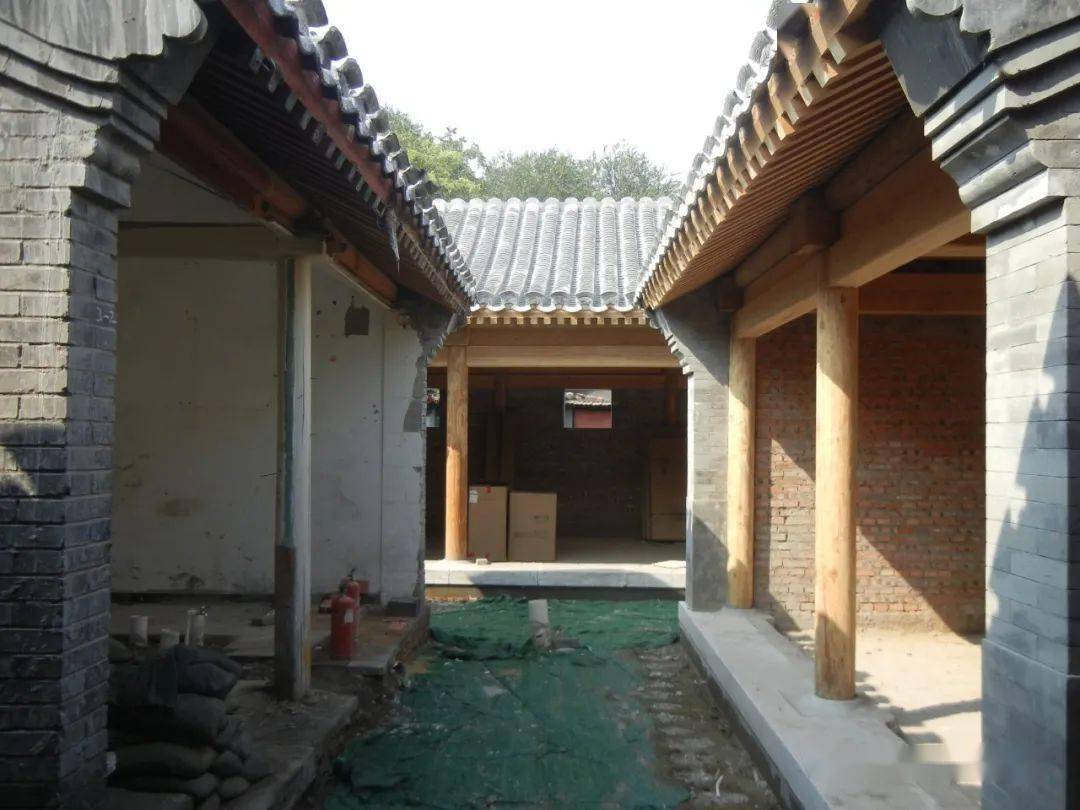 营造四合院施工现场100例049和平门边民宅院落