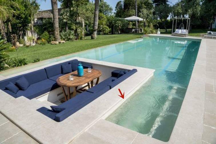 我的理想生活就是这样的院子带下沉式泳池休闲区太幸福了