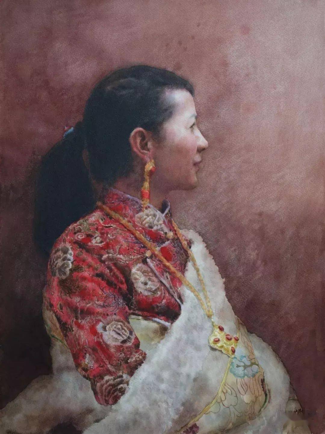 全国美展金奖许海刚水彩