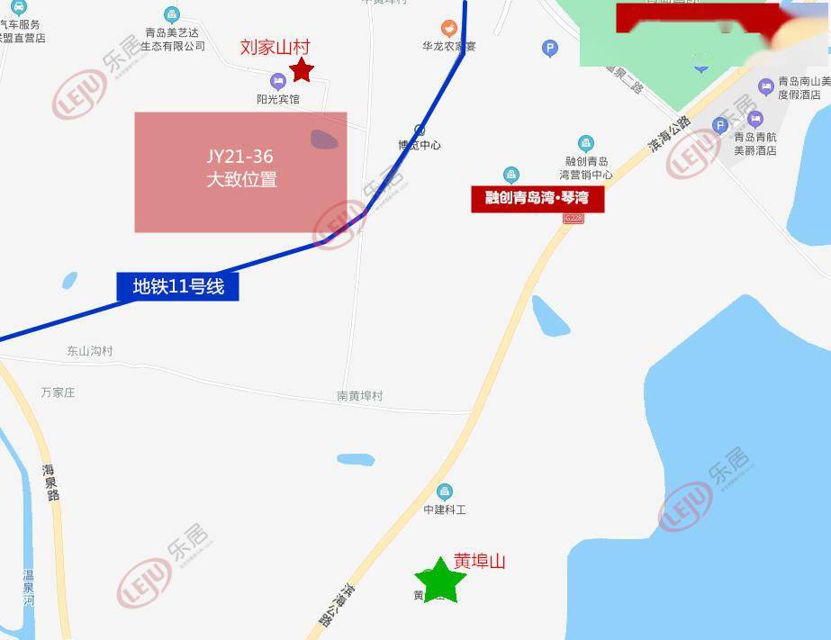 藍谷萊青路以西,溫泉河支流以北,聖羅尼克以南,規劃南北快速路以東