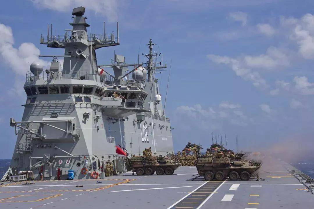 澳大利亚海军"秀肌肉",整体战斗力孱弱也想来挑衅?无知者无畏