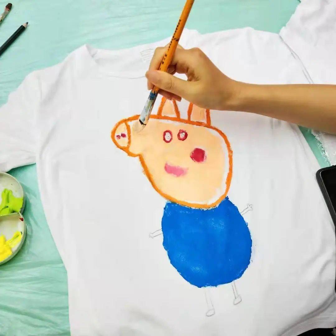 巾帼行动丨和睦连心·共同美好,太阳花手拉手系列活动之彩绘t恤