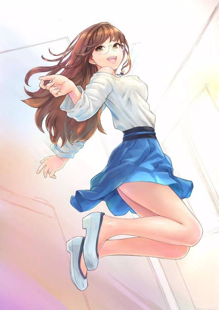 逆天爆发力闭着眼旋转跳跃人体绘画姿态之跳跃合集