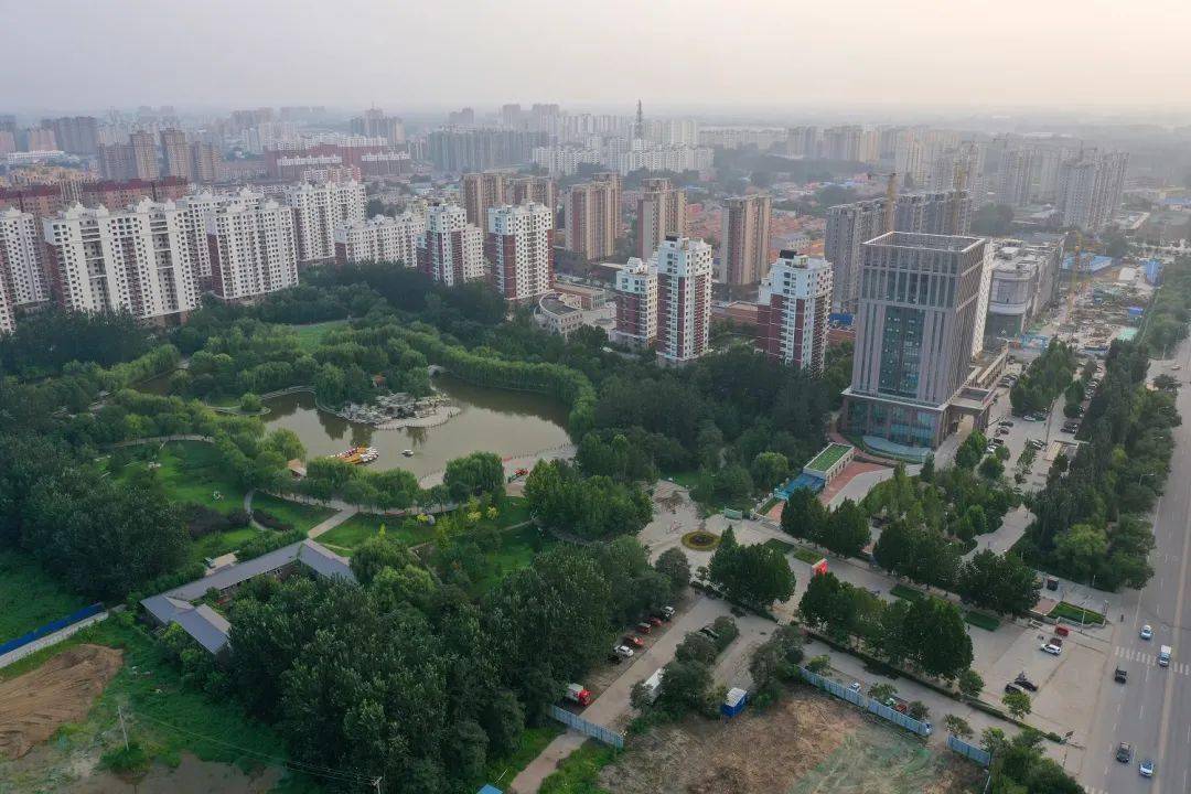 临空强县大美永清之人民公园四季新